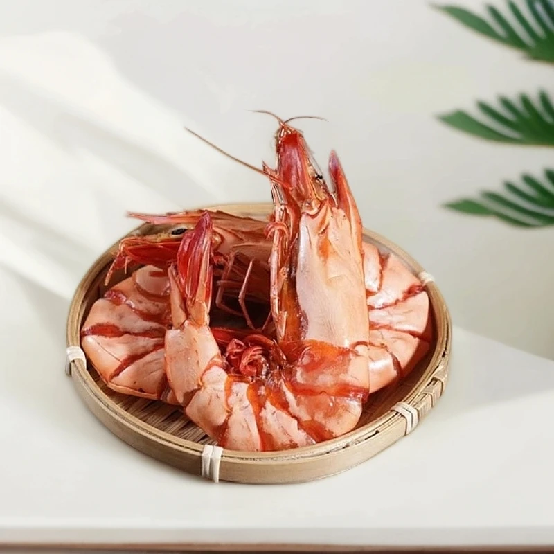 大九节虾斑节虾开袋即食冷冻保存大号19-22对