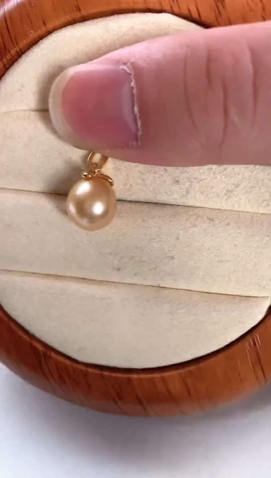 【闪购商品】海水珍珠吊坠(不含链)银S925镶嵌永生花