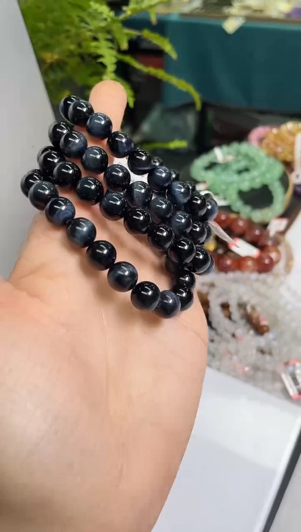 未镶嵌手链木变石（虎睛石）9±/x-488【多样性发一件