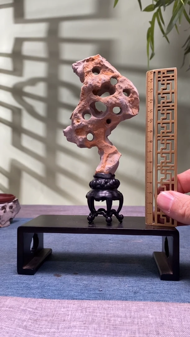石材树脂底座 石头是青州玲珑石