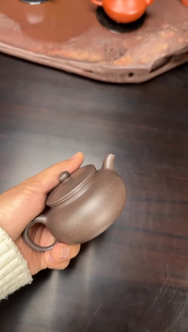 茶壶紫砂紫泥仿古160毫升
