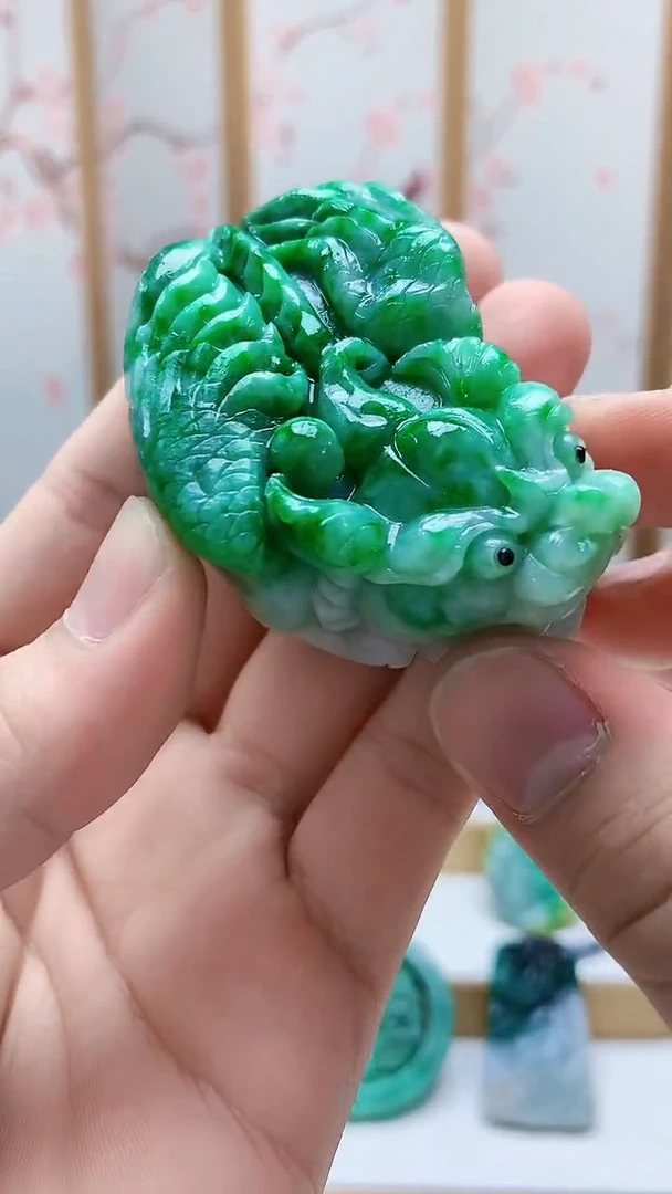 未镶嵌定制翡翠5145bb-毛货挂件28