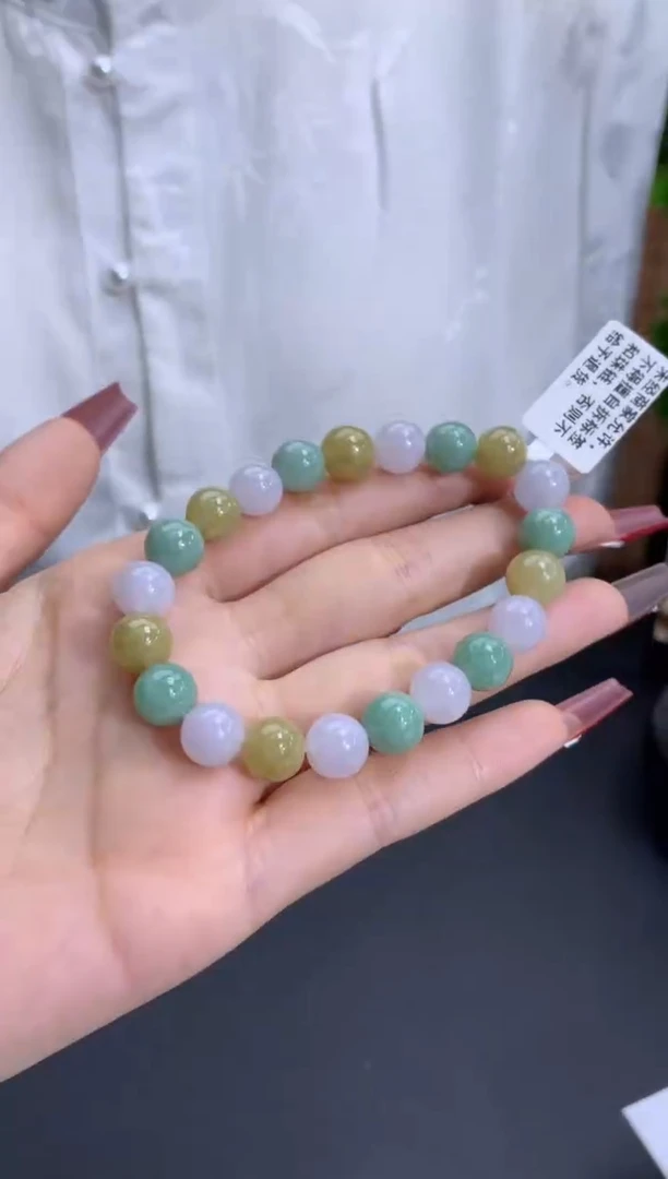 【闪购商品】翡翠手链未镶嵌卡9.2mm