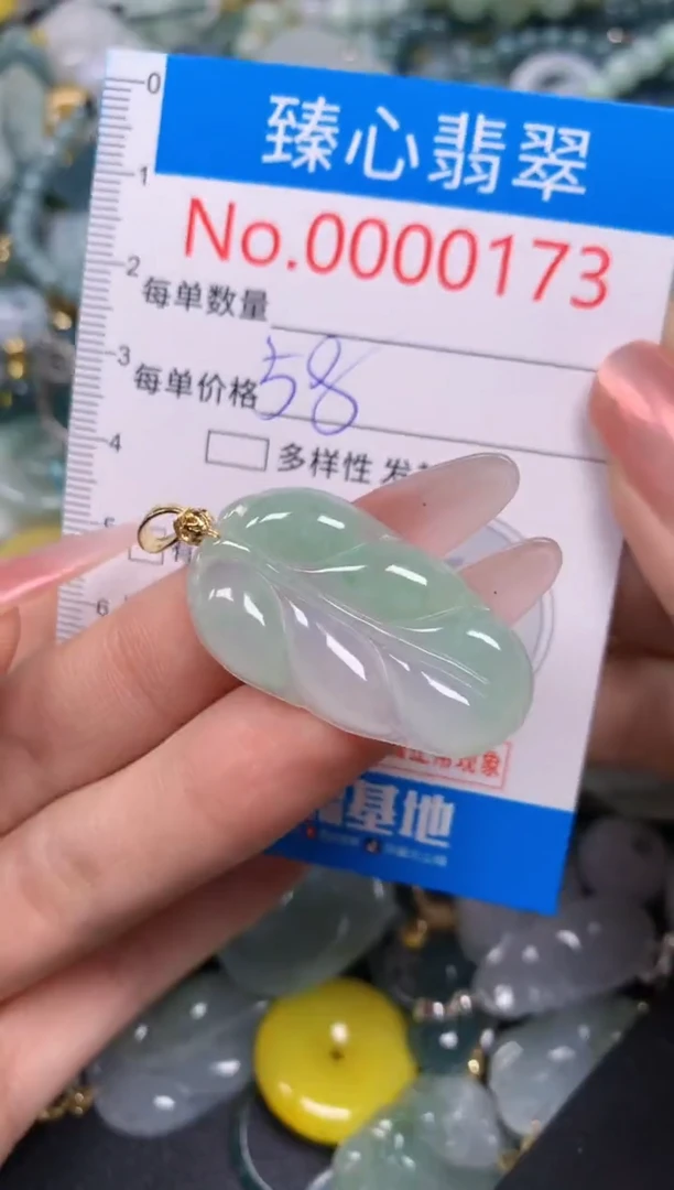 【闪购商品】翡翠颈饰未镶嵌含绳000173