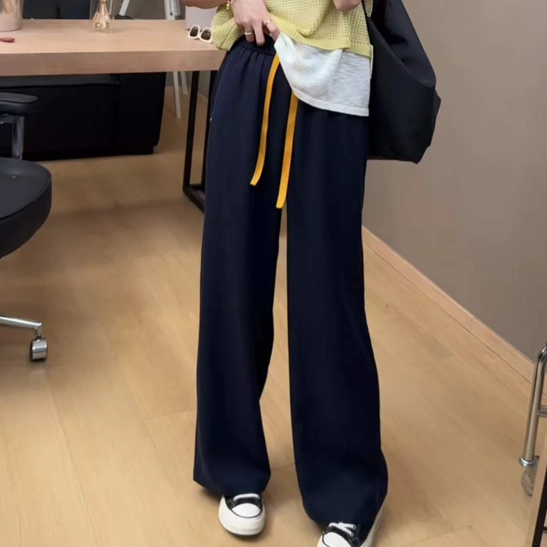 TY5 【麻系直筒】空调感简约显瘦麻感直筒裤（裤长99起）