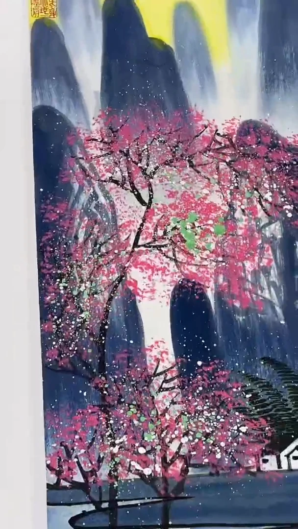 国画王炳杰手绘绘画作品6-32