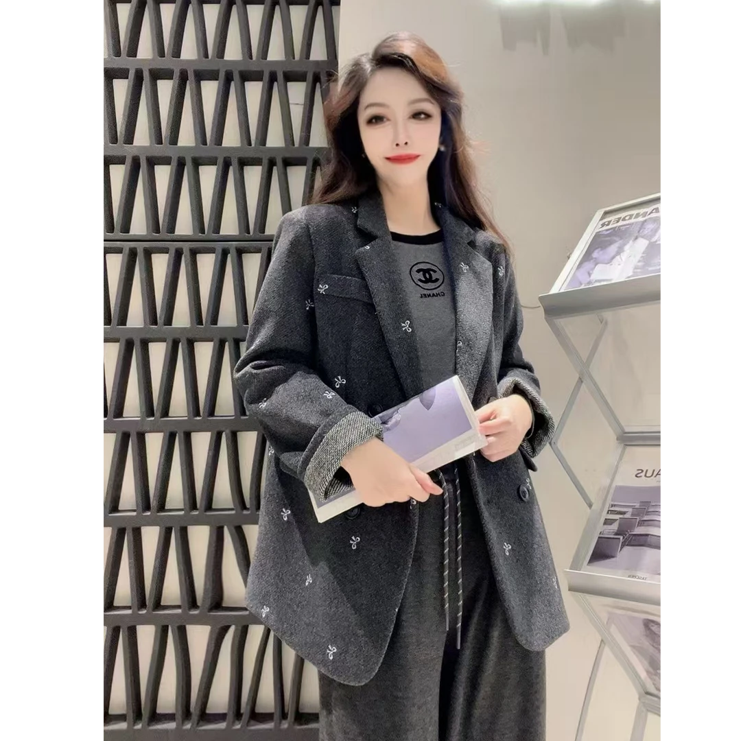 86731 春季新款韩版时尚百搭短款 西服外套 三楼