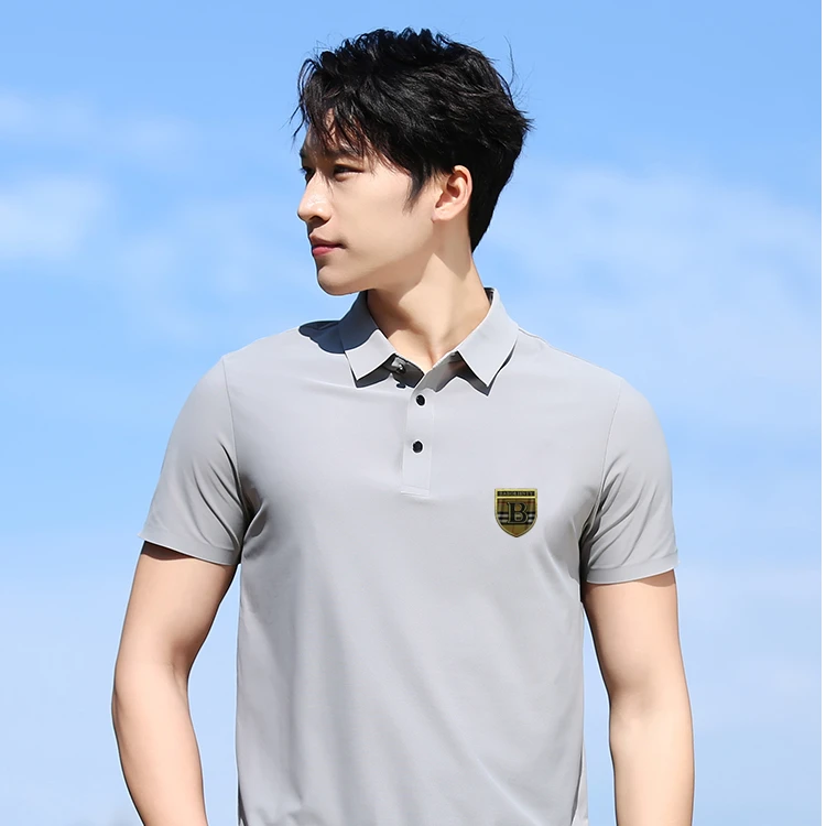 2025年夏季薄款POLO衫polo高端商务弹力柔软简约透气舒适上衣