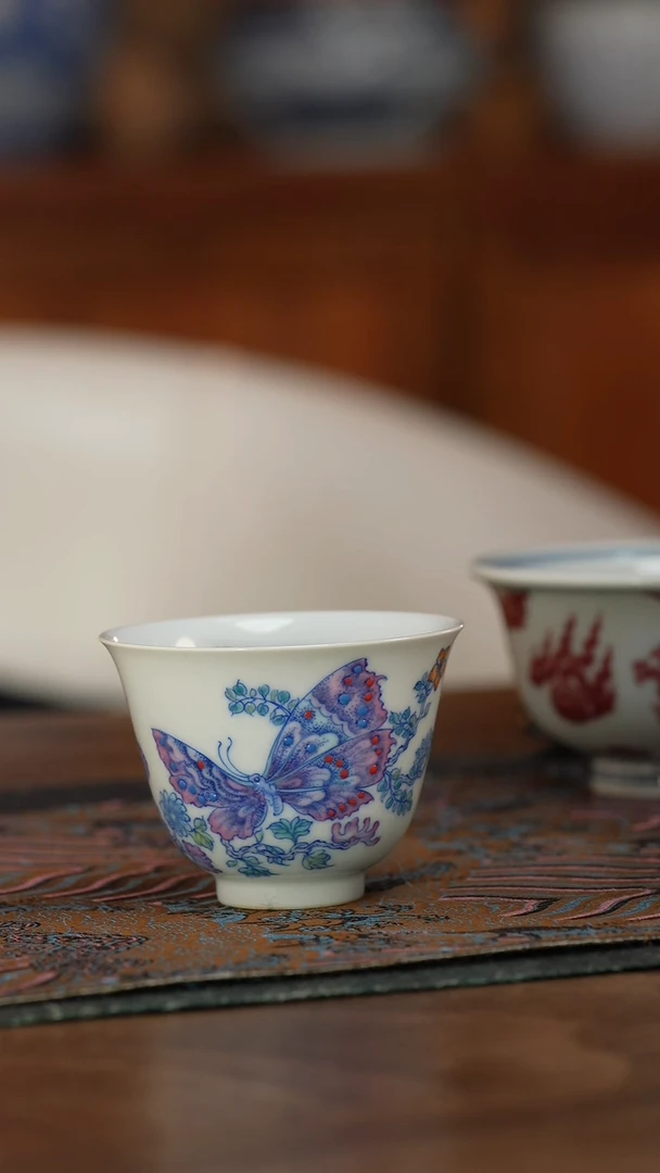 【闪购商品】空山明月蝶恋花闻香杯