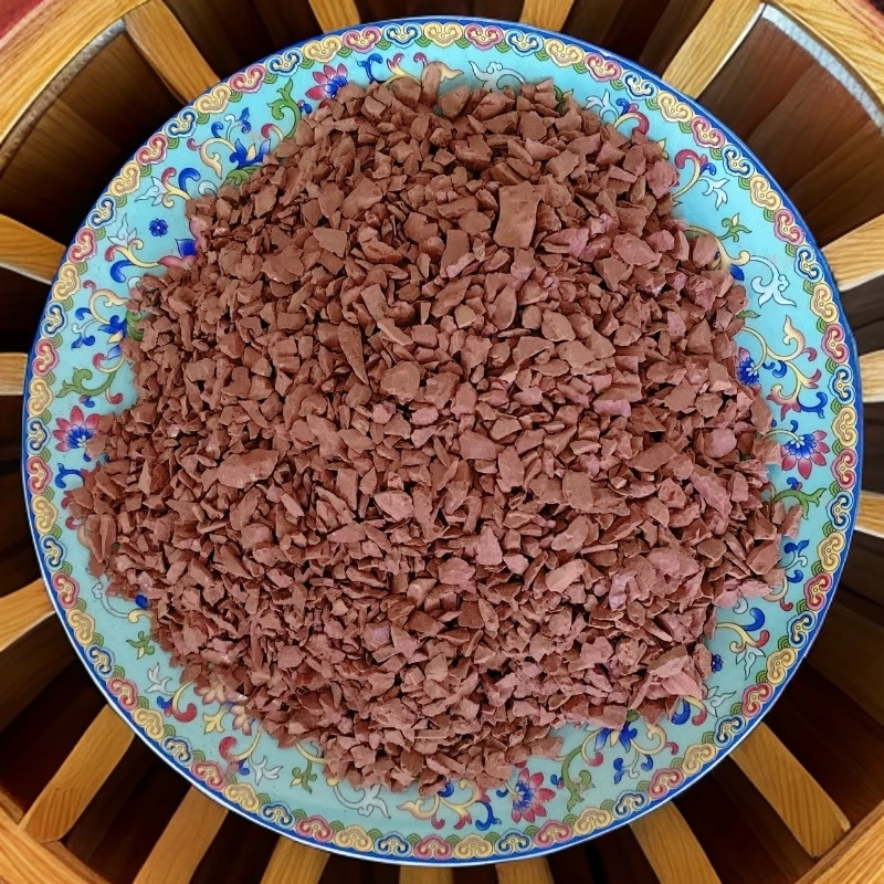 新疆那拉提红土块天然彩土声控解压网红小碎土那拉提红土颗粒
