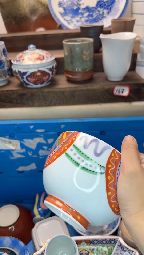 茶杯紫砂萌*鱼735陶艺中古瓷器全场满18米包邮