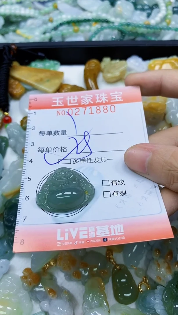 翡翠未镶嵌颈饰闪购0271880多样性发其一