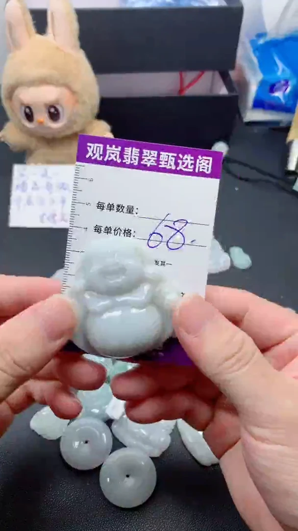 颈饰未镶嵌翡翠缅甸天然A货翡翠 保A保天然