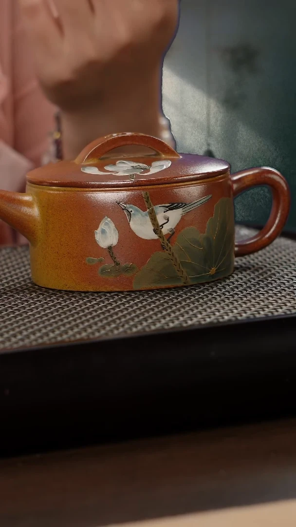 茶杯紫砂原矿紫砂壶汉瓦