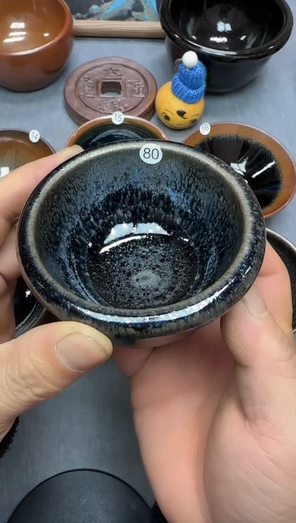 茶盏印春堂柴烧建盏