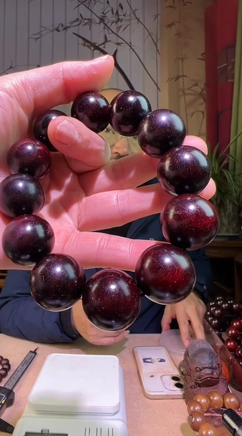 檀香紫檀（小叶紫檀）天**此0309单圈