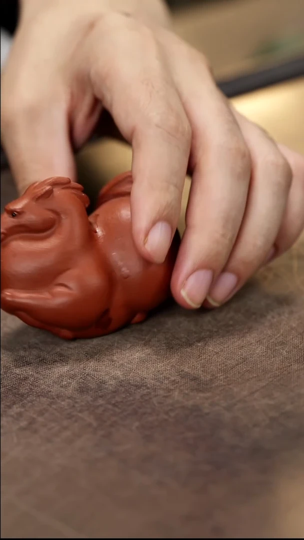 紫砂茶宠紫砂唐马