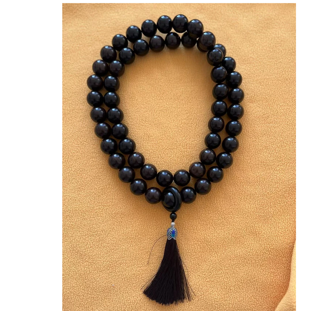 紫光檀54颗/108颗念珠长串