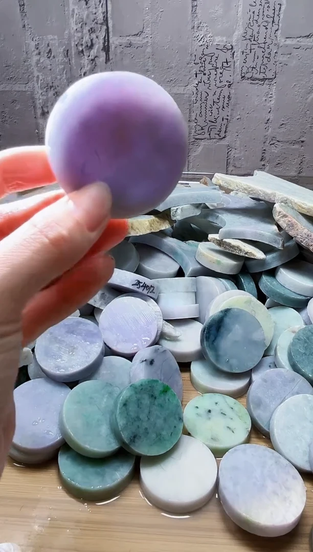 裸石翡翠天然翡翠A货石 南 911