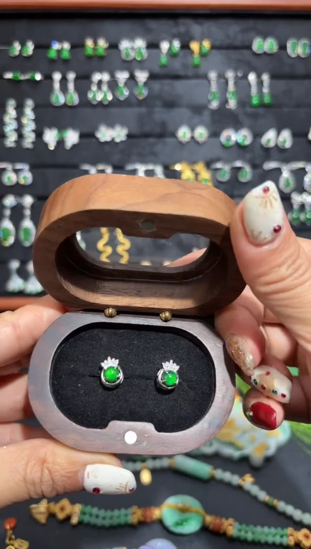 【闪购商品】翡翠颈饰银S925镶嵌蛋面/支持复检/一件