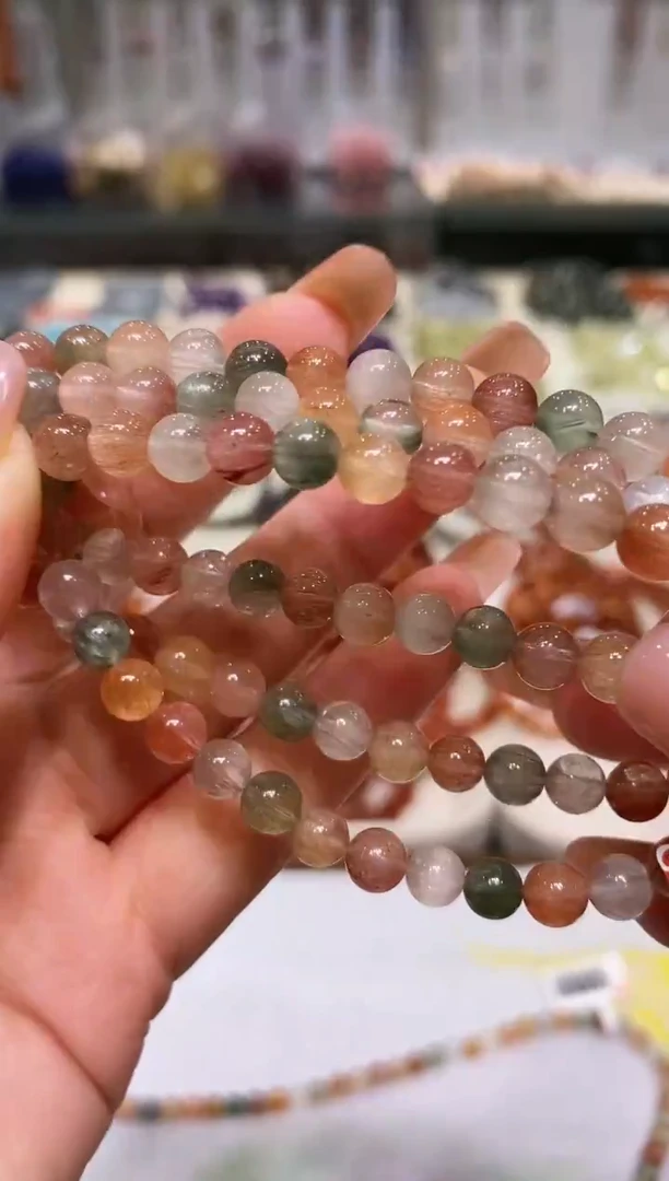 未镶嵌手链水晶多样性发其一兔毛6+