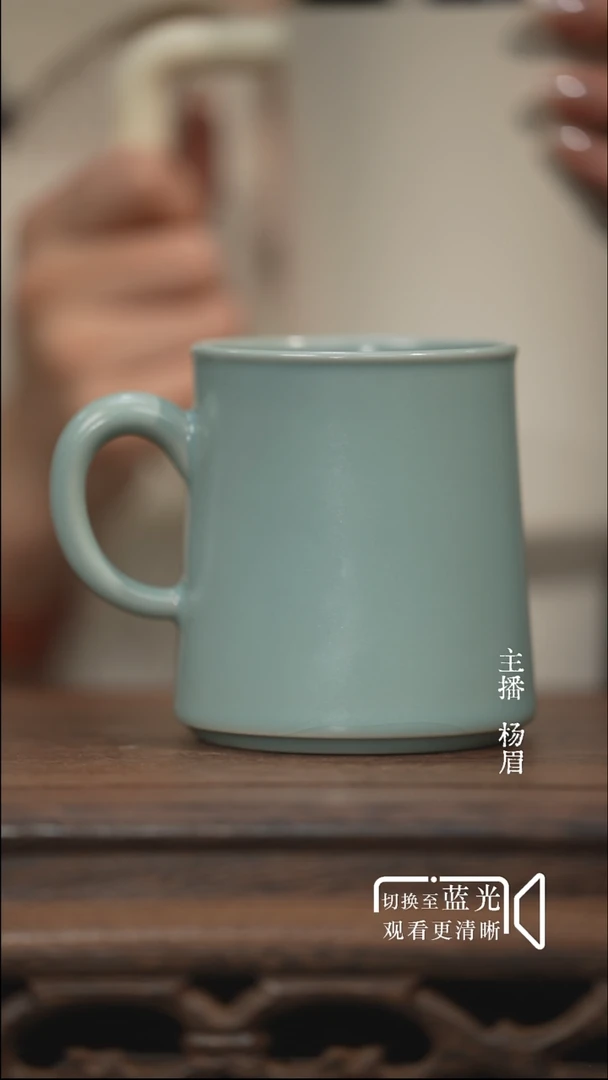 奶****茶晓青咖啡杯-全品-眉