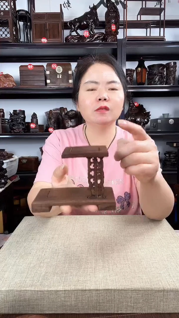 木跳水台老李红木工艺品