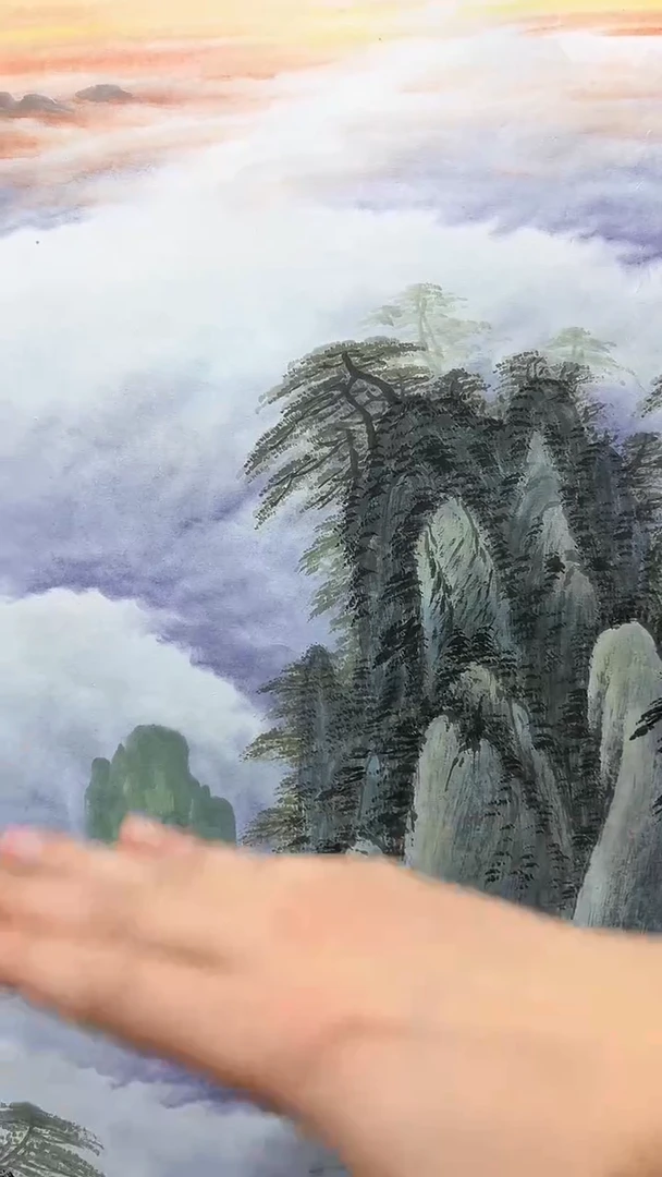 【闪购商品】国画孙桂国老师字画带亲笔合影证书18-23