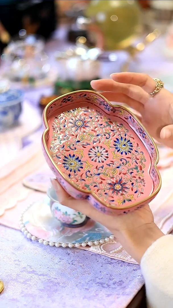 YTZW0001 红色海棠壶承