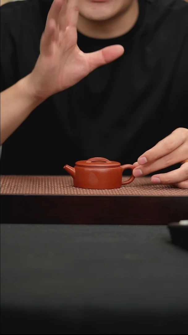 茶壶紫砂朱泥小品汉瓦