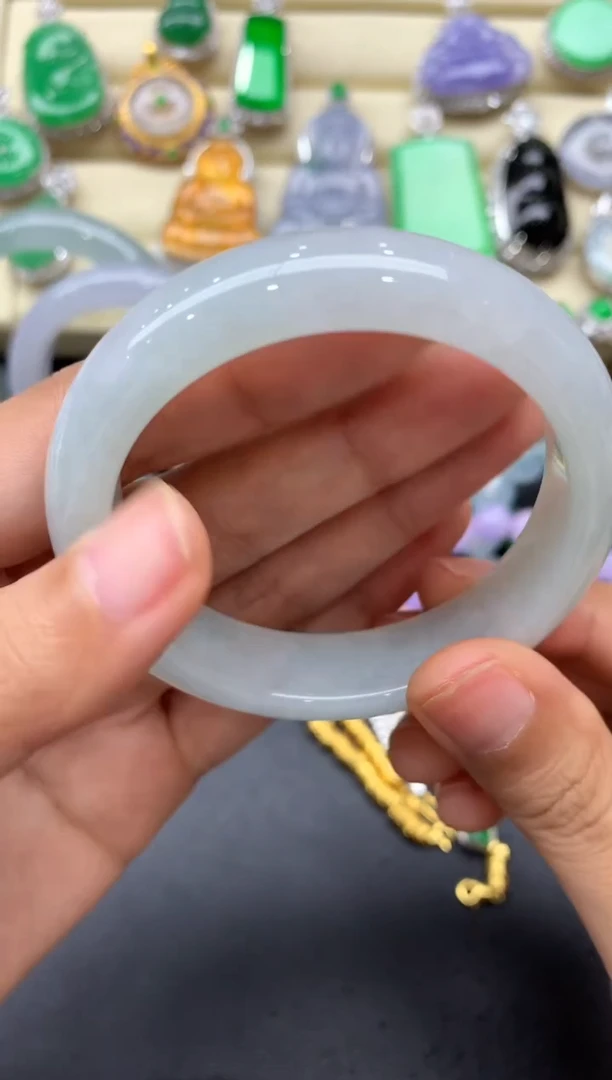 翡翠手镯未镶嵌244-中国好珍宝