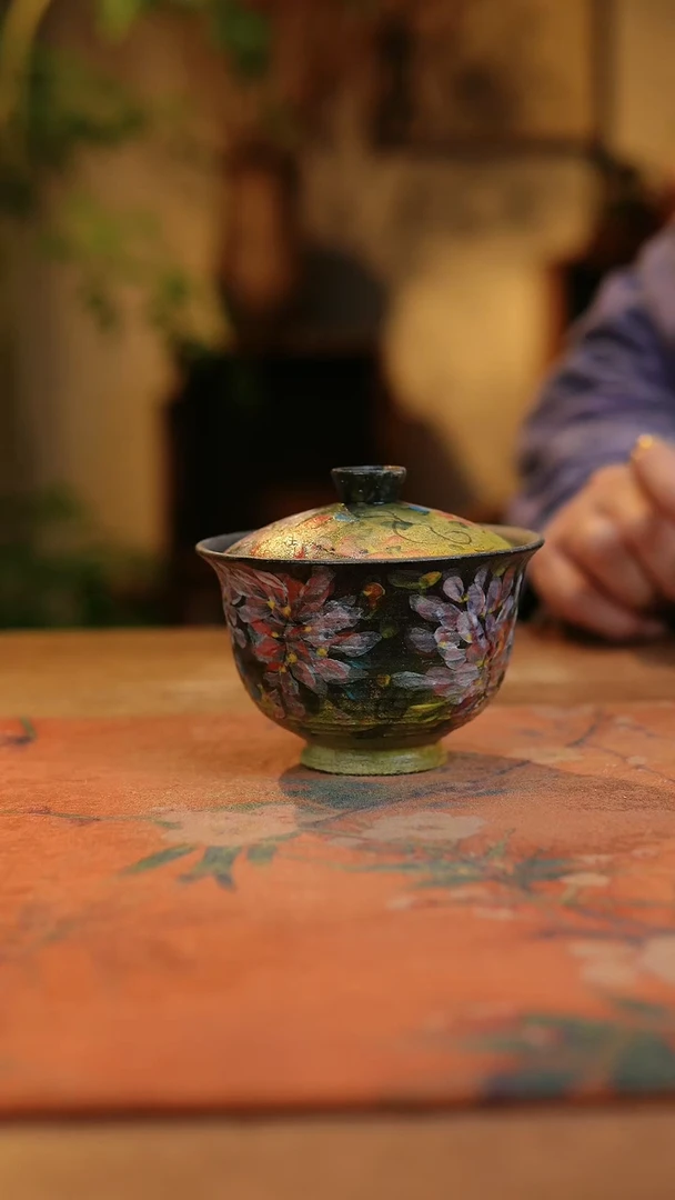 【闪购商品】瓷片1203景德镇手工手绘釉下彩高温瓷