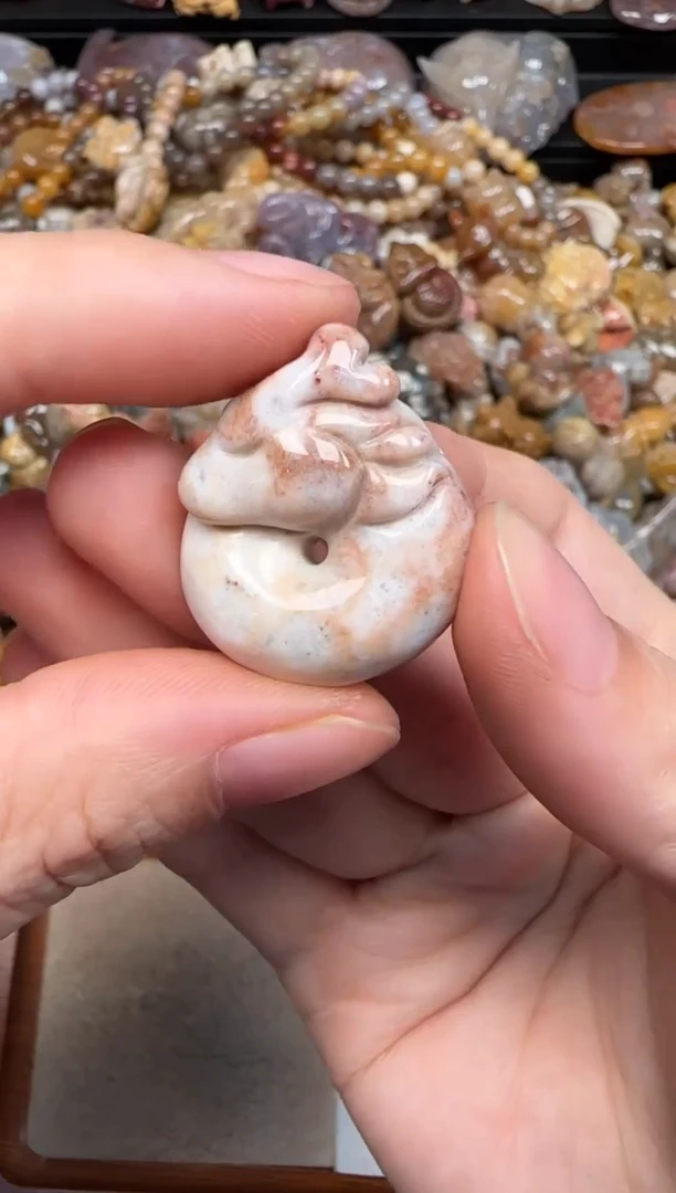 硅化珊瑚（珊瑚玉）未镶嵌颈饰265