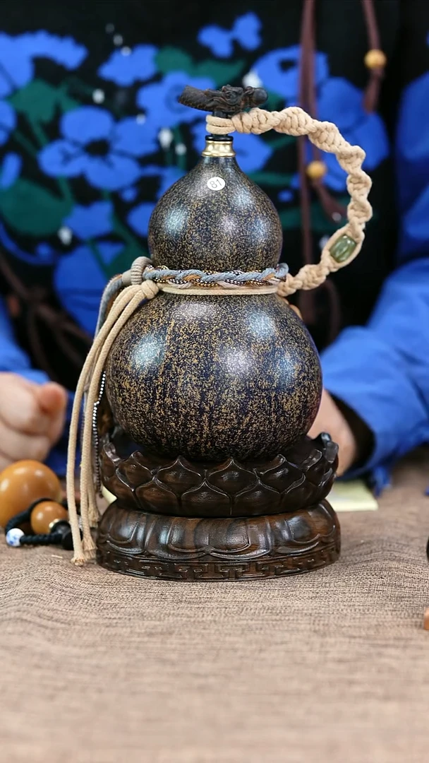 【闪购商品】81—光岳葫天然大漆酒葫芦不含莲花底座