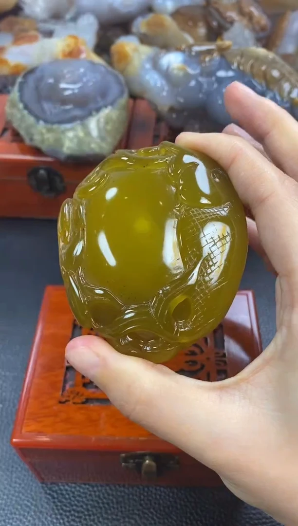 未镶嵌手把玛瑙/玉髓饶*1