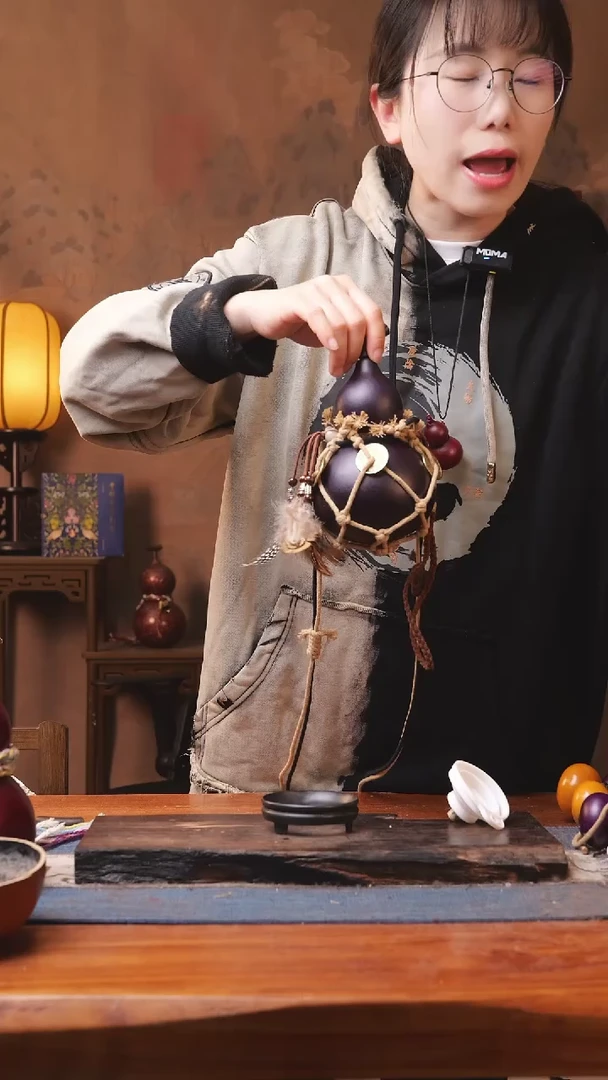 【闪购商品】108号精品大漆葫芦防腐防渗装水茶酒