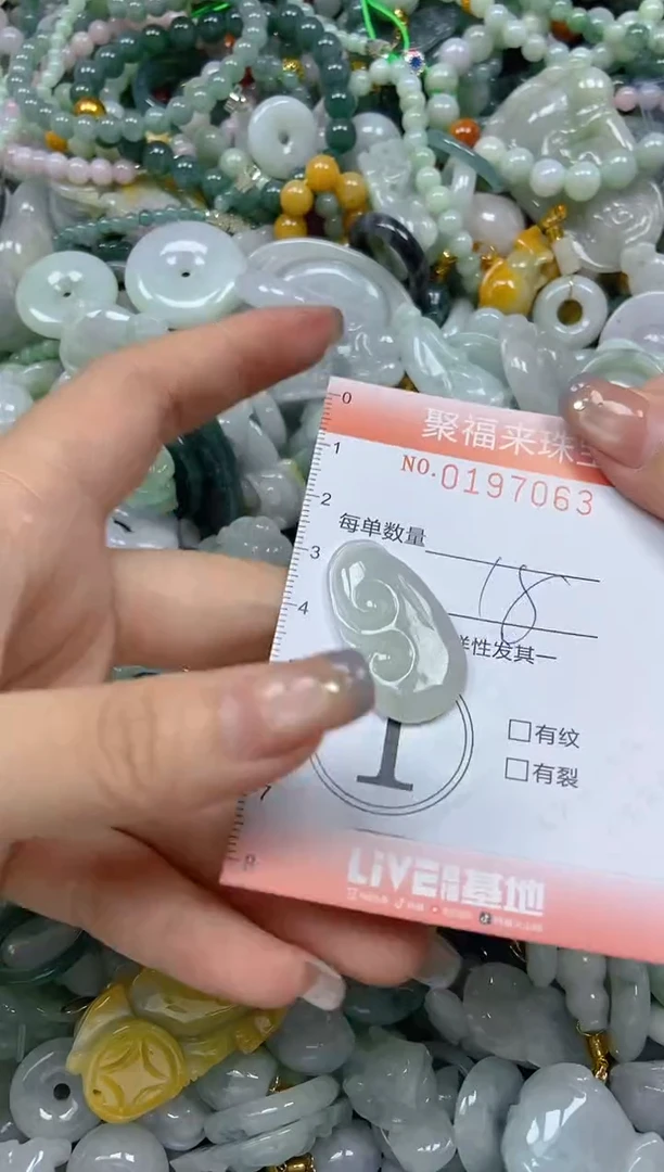翡翠未镶嵌颈饰闪购0197063