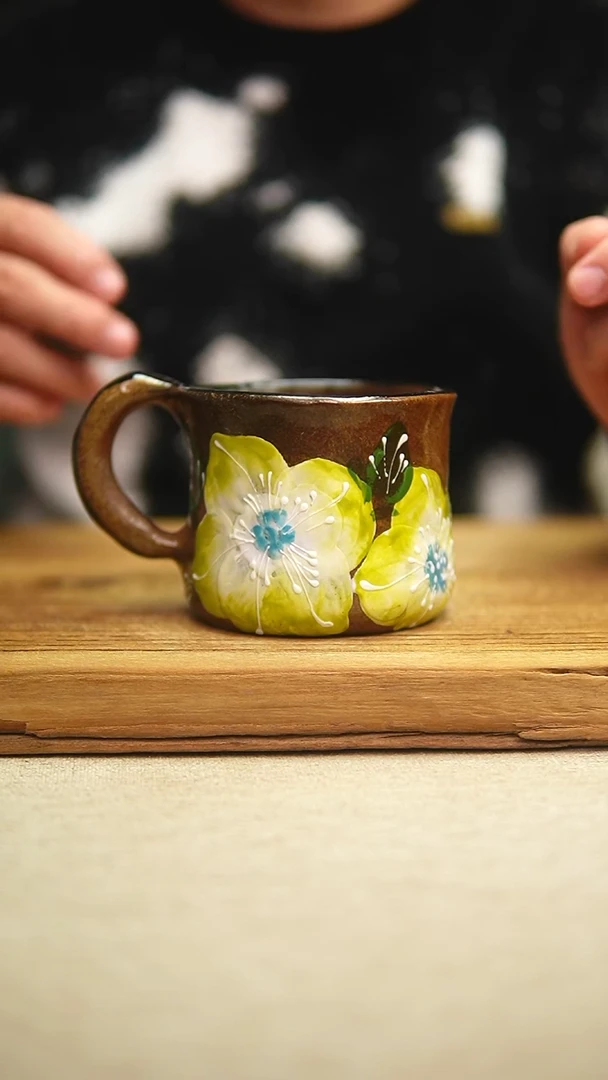 @@陶园瓷舍@@纯手工手绘@高温釉下彩