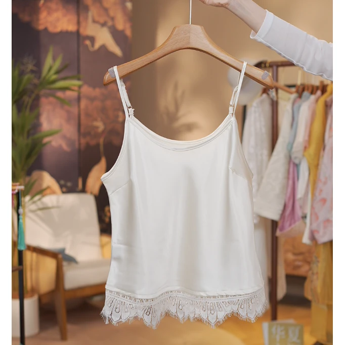 【蕾花吊带】百搭女款休闲宽松蕾花吊带背心