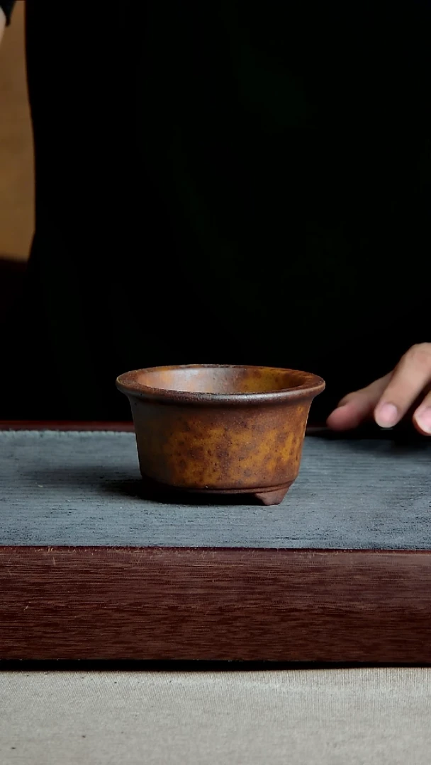 紫砂花盆8.5*4.5内径紫砂花盆