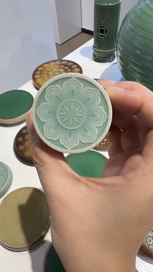 青瓷手工茶器包邮