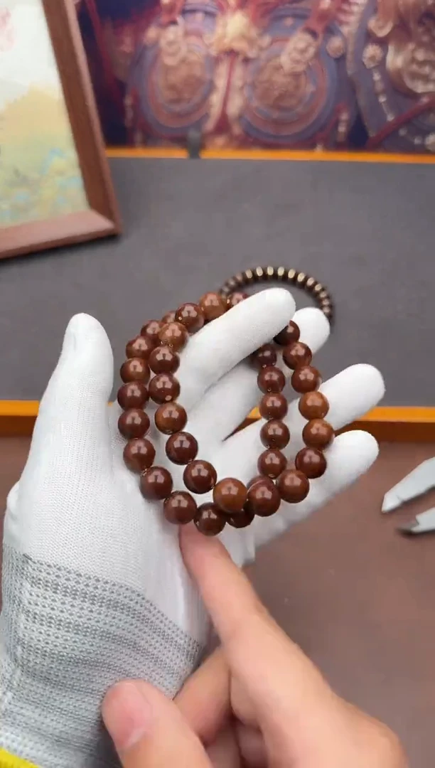 手串紫金鼠3号光珠