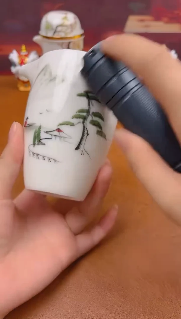 陶瓷茶具摆件旅行套组