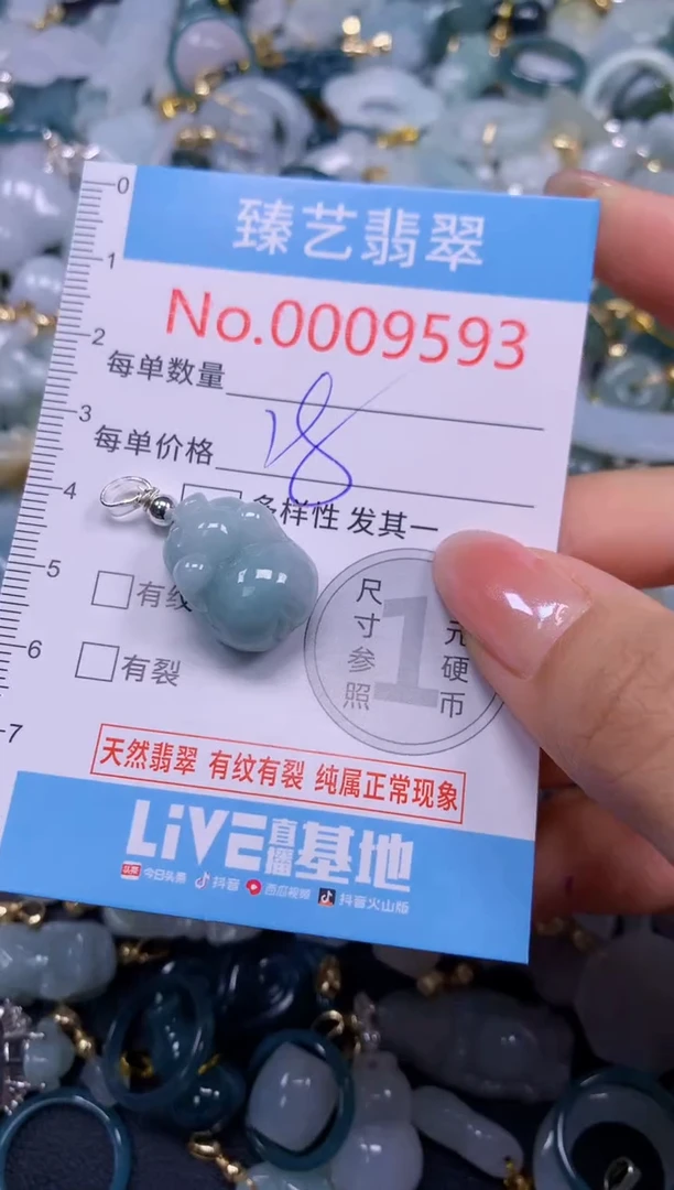 颈饰未镶嵌翡翠9593