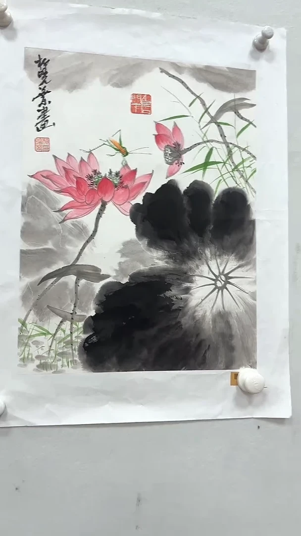 国画柳晓叶国画作品1.5平尺