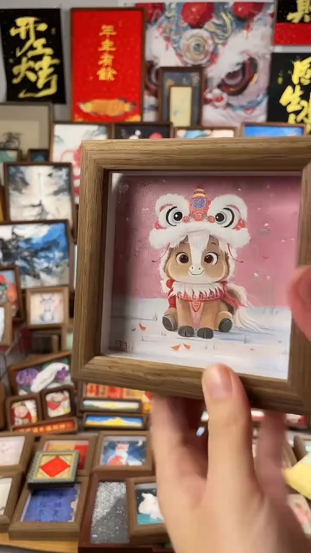 国画纯手绘书法绘画作品