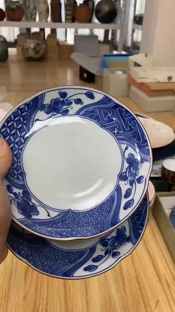 瓷片满38包邮，编号：543一对