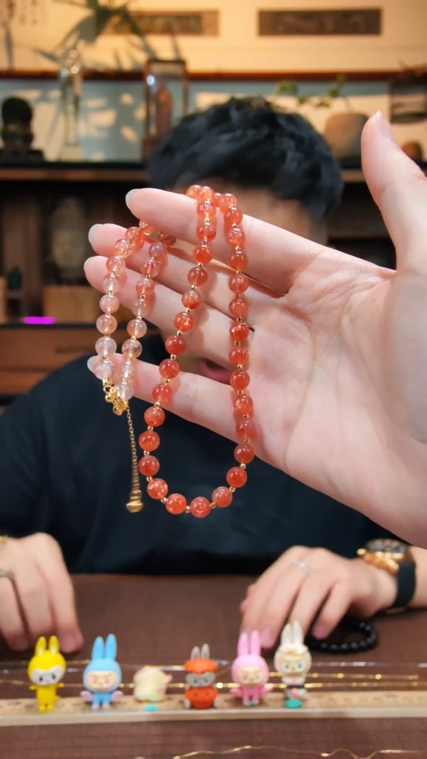 项链银S925镶嵌长石S925银阿鲁沙项链QK