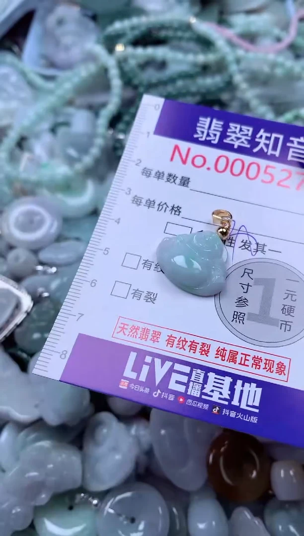 翡翠未镶嵌吊坠(不含链)5273