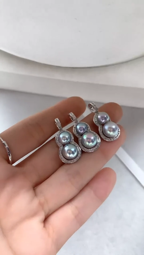 吊坠(不含链)合金海水珍珠多样性发其一